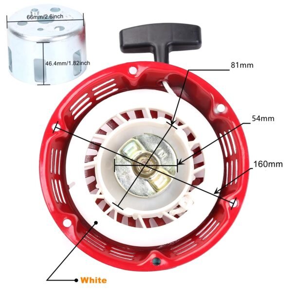 Tapa De Arranque Grupo Electrogeno / Generador 5.5 - 6.5 Hp - Image 3