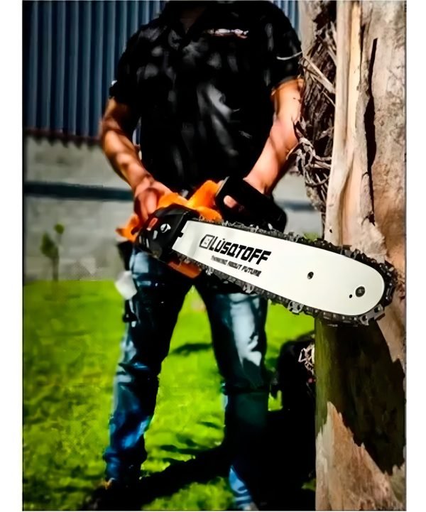 Electrosierra Motosierra Lusqtoff 2000w Espada 40cm Esl200-8 Color Anaranjado - Image 4
