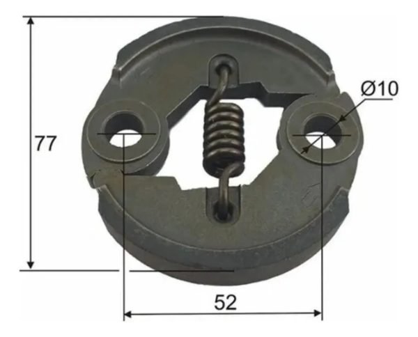 Embrague Completo Para Desmalezadoras Chinas De 33 A 52cc X4 - Image 2