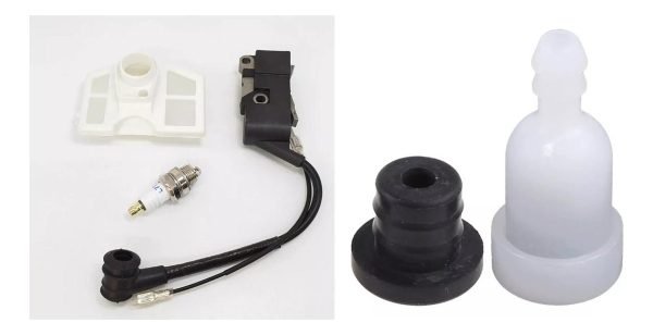 Válvula Aire + Kit Bobina Filtro Bujía Motosierra