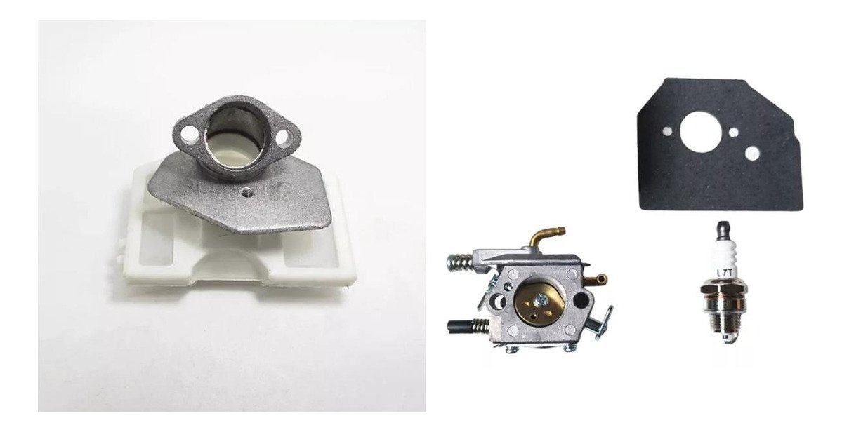 Kit Carburador + Bujía + Junta + Filtro Aire Motosierra 52cc