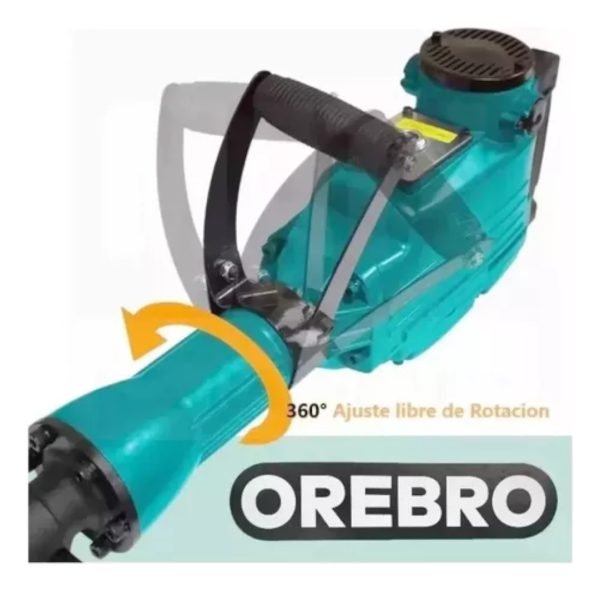 Martillo Demoledor 60joules 1700w 16kg +2 Puntas Maletin - Image 2