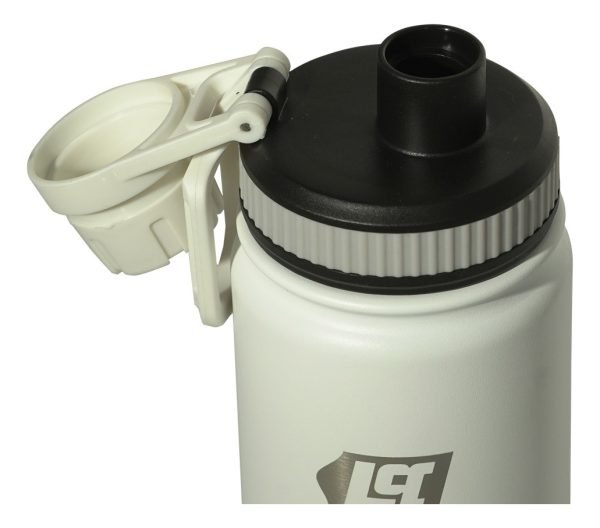 Botella Térmica Acero Inox 500ml Blanco Deportiva Lusqtoff - Image 4