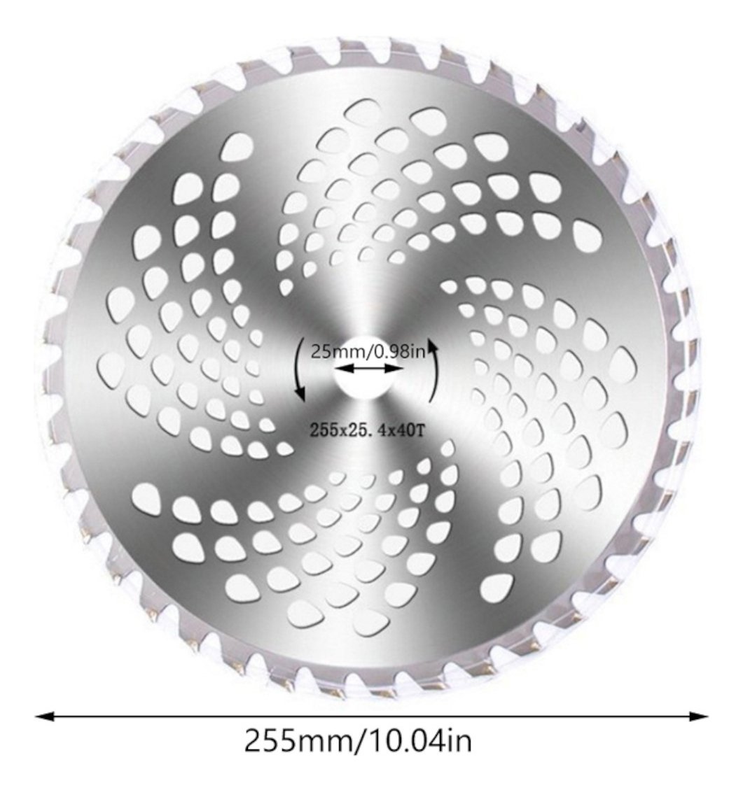 Cuchilla Para Desmalezadora De 40 Dientes De Widia Premium - Image 2
