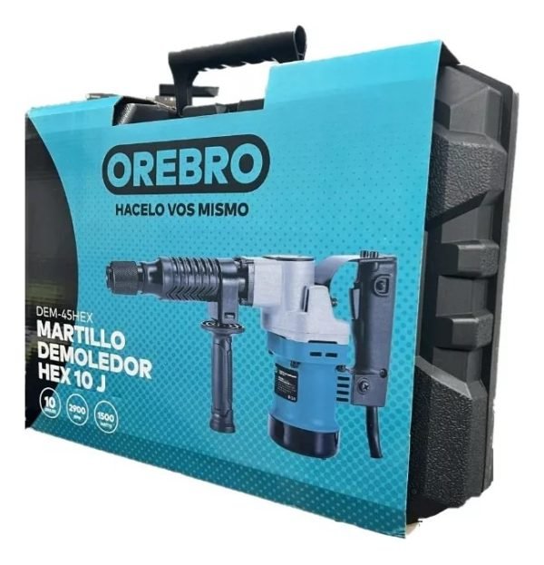 Orebro Martillo Demoledor Hexagonal 17mm 1500w Motor 2hp 10 - Image 4
