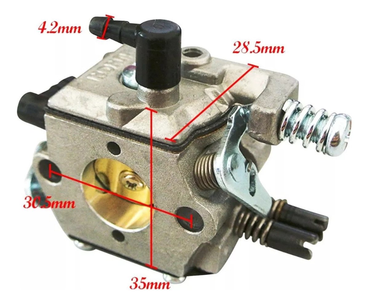 Kit Carburador + Bujía + Junta + Tuerca Tapa Cadena - Image 3