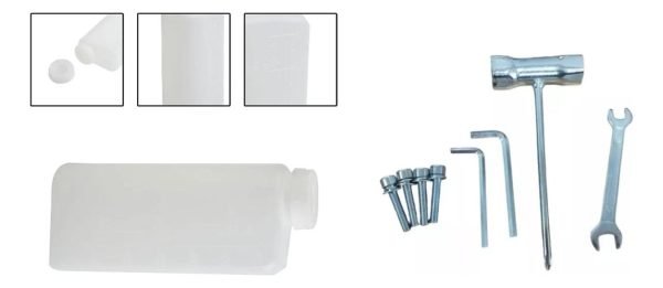 Tacho Mezcla Nafta + Kit De Herramientas Desmalezadora 52cc