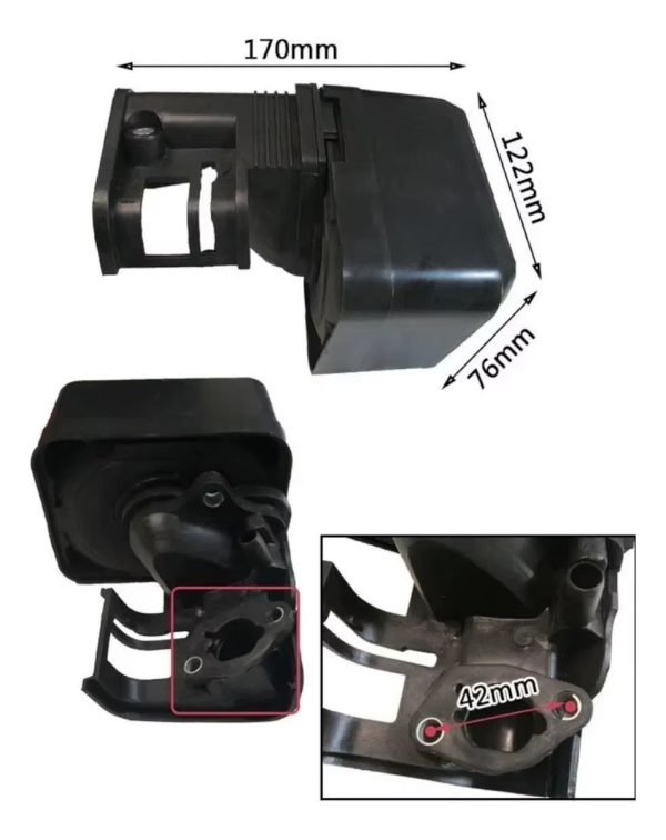 Soporte Y Tapa De Filtro Completo Para 13 Hp Gx 390 - Image 8