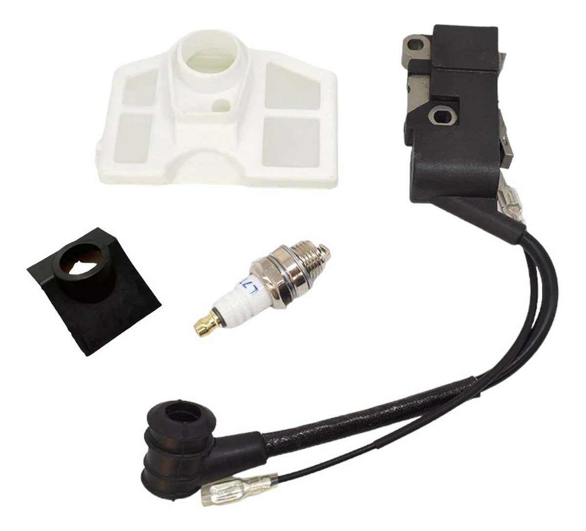 Goma Sello Bujía + Kit Bobina Filtro Bujía 52cc