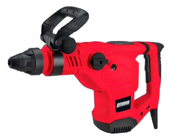 Martillo Demoledor 1600w 25 J Omaha + Maletín Y Cinceles