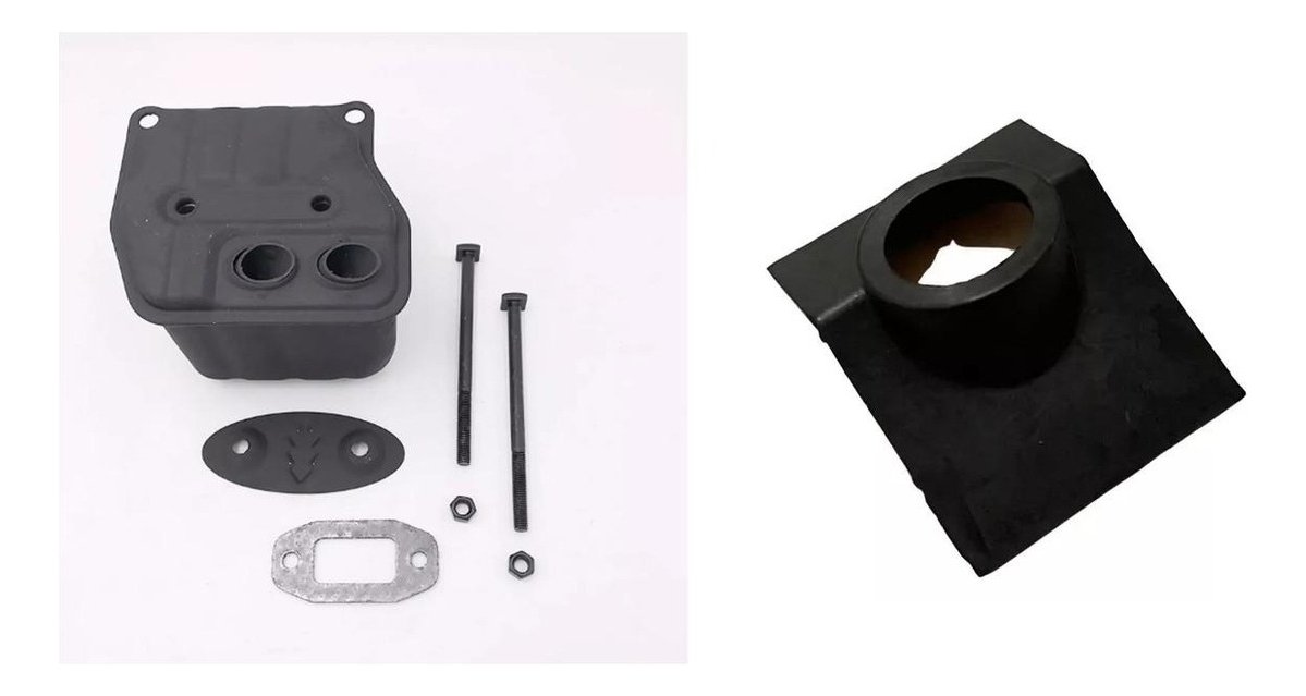 Goma Sello Bujía + Espárragos Junta Escape 45/52cc