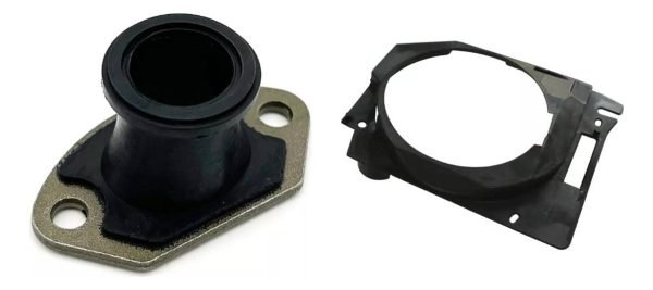 Cubrevolante Motosierra + Brida Carburador Niwa 45/52cc