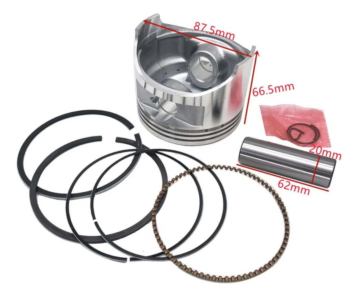 Juego De Piston Y Aros Grupo Electrógeno 13 Hp O88mm Gx390 - Image 2