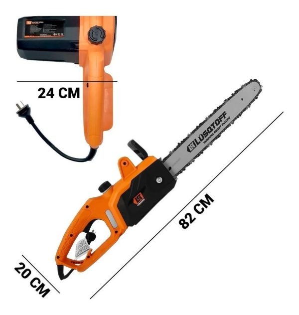 Electrosierra Motosierra Lusqtoff 2000w Espada 40cm Esl200-8 - Image 10