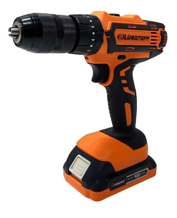 Taladro Atornillador Inalámbrico Percutor 13mm Lüsqtoff Atl18-9b 18v Color Naranja Frecuencia 50hz - Image 4