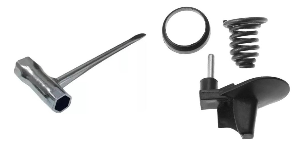 Resorte Cónico Y Tope + Llave T Saca Bujía