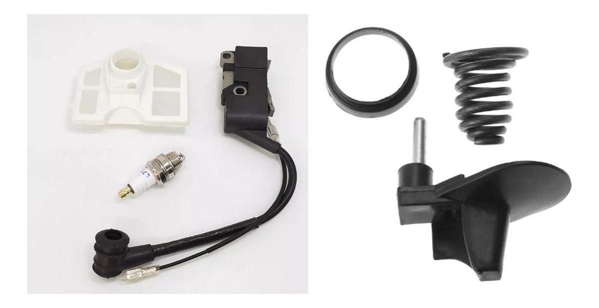 Resorte Cónico Y Tope + Kit Bobina Filtro Bujía