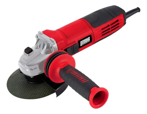 Amoladora Angular 115 Mm Vel Variable 1050w Aa1050 Omaha Color Rojo Y Negro - Image 3