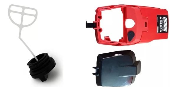 Tapa Carcaza Motor 45/52/58cc + Kit Tapones Tanque Aceite