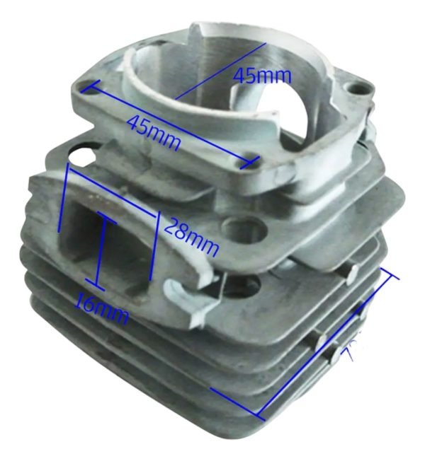Cilindro, Piston Y Aros Kit 52cc (45mm) P/motosierras Chinas - Image 4