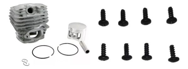 Tornillos Manija + Cilindro Pistón Anillos Motosierra