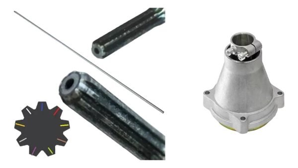Campana De 9 Estrias Mas Cardan De 153cm De 8mm Para Desmale