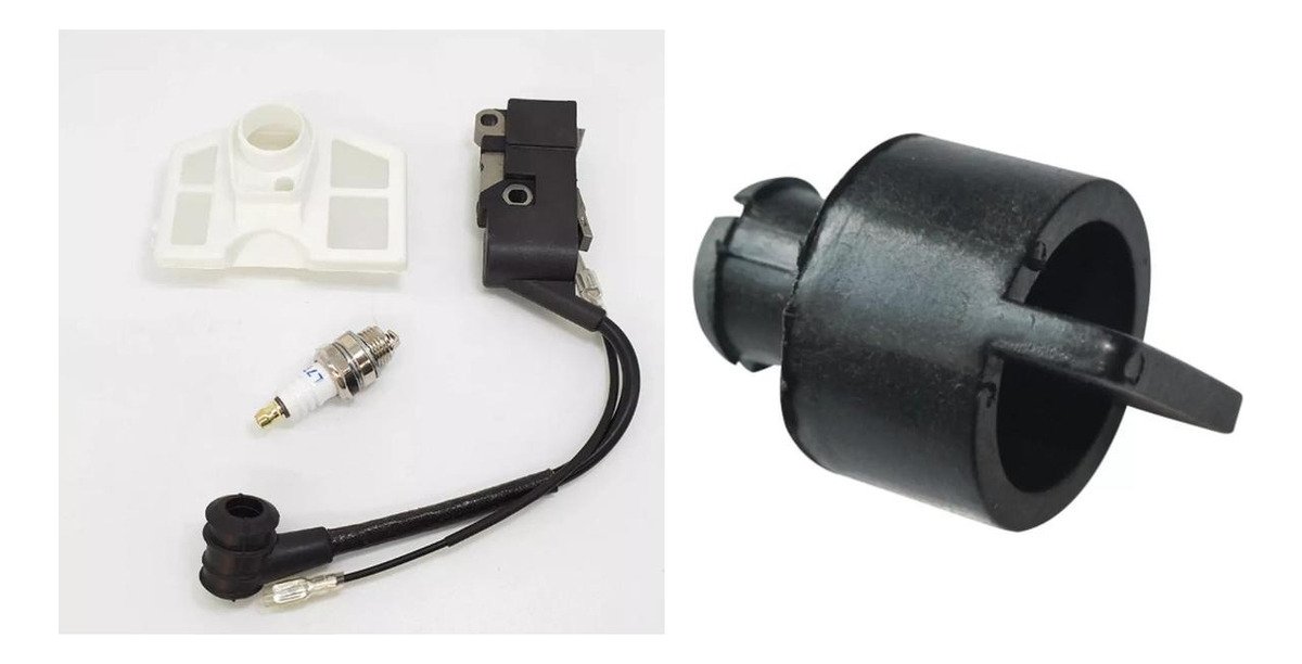 Mariposa Filtro 45/52cc + Kit Bobina Filtro Bujía Omaha