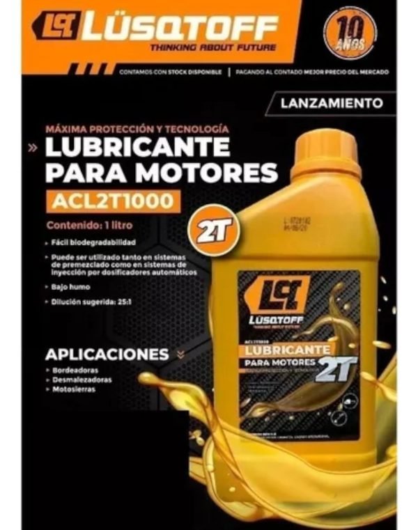 Aceite Lubricante Motores 2t 1 Lt Motosierra Desmalezadora - Image 7
