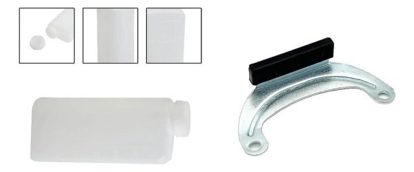 Tacho Mezcla Nafta + Soporte Metálico Para Tanque Desmalezad