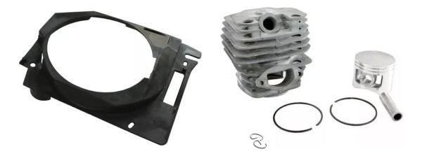 Cubrevolante Motosierra + Cilindro Pistón Anillos