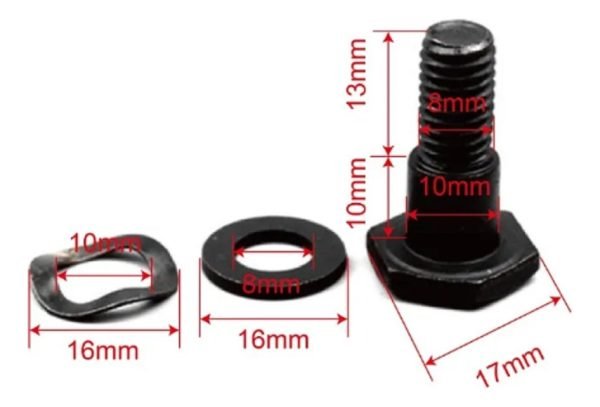 Juego Tornillos Embrague Para Desmalezadoras 33/43/52cc X3 - Image 6