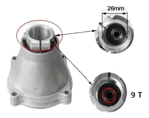 Campana De 9 Estrias Mas Cardan De 153cm De 8mm Para Desmale - Image 2