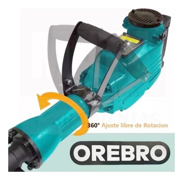 Martillo Demoledor Orebro Hex 60j 1700w 1900rpm Maletin Colo - Image 2