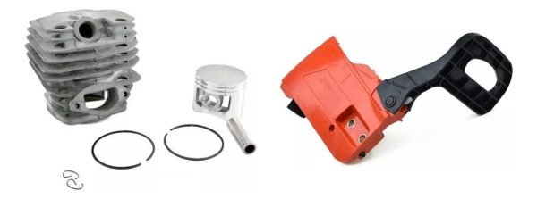 Tapa Freno + Cilindro Pistón Anillos Motosierra