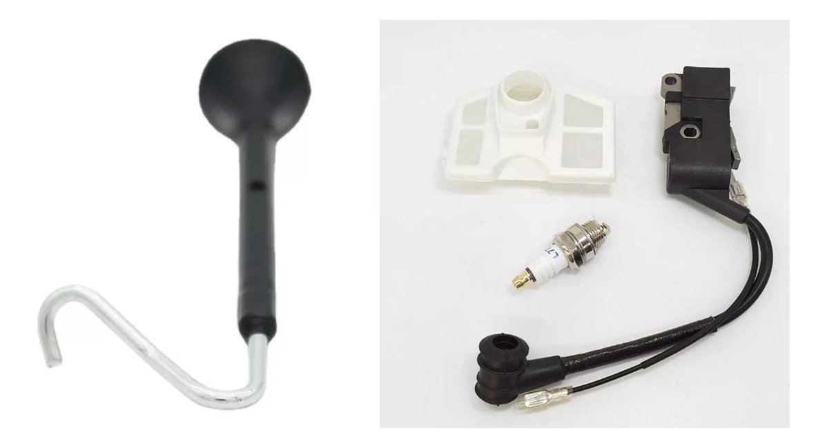 Cebador Perilla + Kit Bobina Filtro Bujía Motosierra