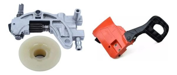 Bomba Aceite + Tapa Freno 45/52cc Motosierra