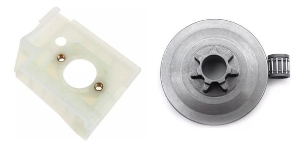 Campana Embrague 45/50/52cc + Brida Placa Carburador Niwa