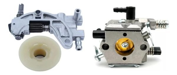 Bomba Aceite + Carburador 45/52cc Motosierra