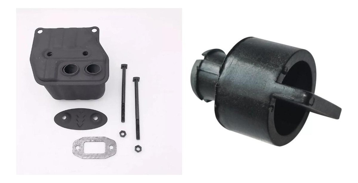 Mariposa Filtro 45/52cc + Espárragos Junta Escape 45/52cc