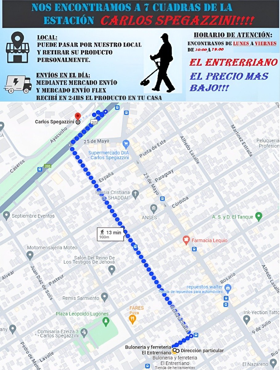 Caño Eje Desmalezadora Motoguadaña L= 76cm 26ext. 9 Estrias - Image 2