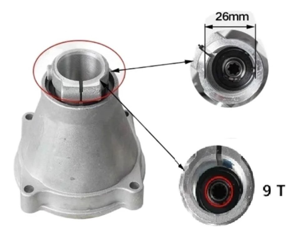 Embrague Y Campana Para Desmalezadoras Chinas De 43 A 52cc - Image 8