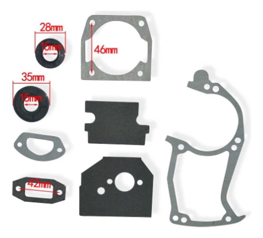 Kit Juntas Para Motosierras Con Retenes Y Cigueñal 52cc - Image 3